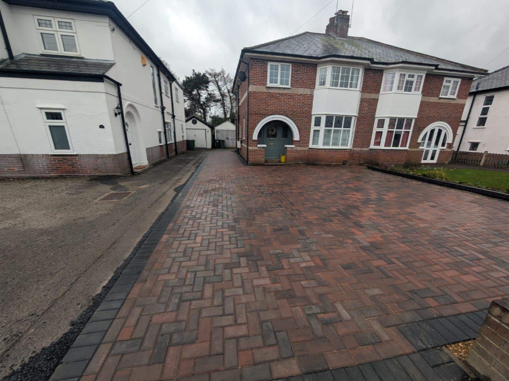 MD Driveways Ltd completed driveway and landscaping project 6