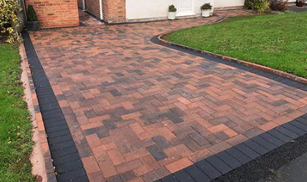 MD Driveways Ltd completed driveway and landscaping project 2